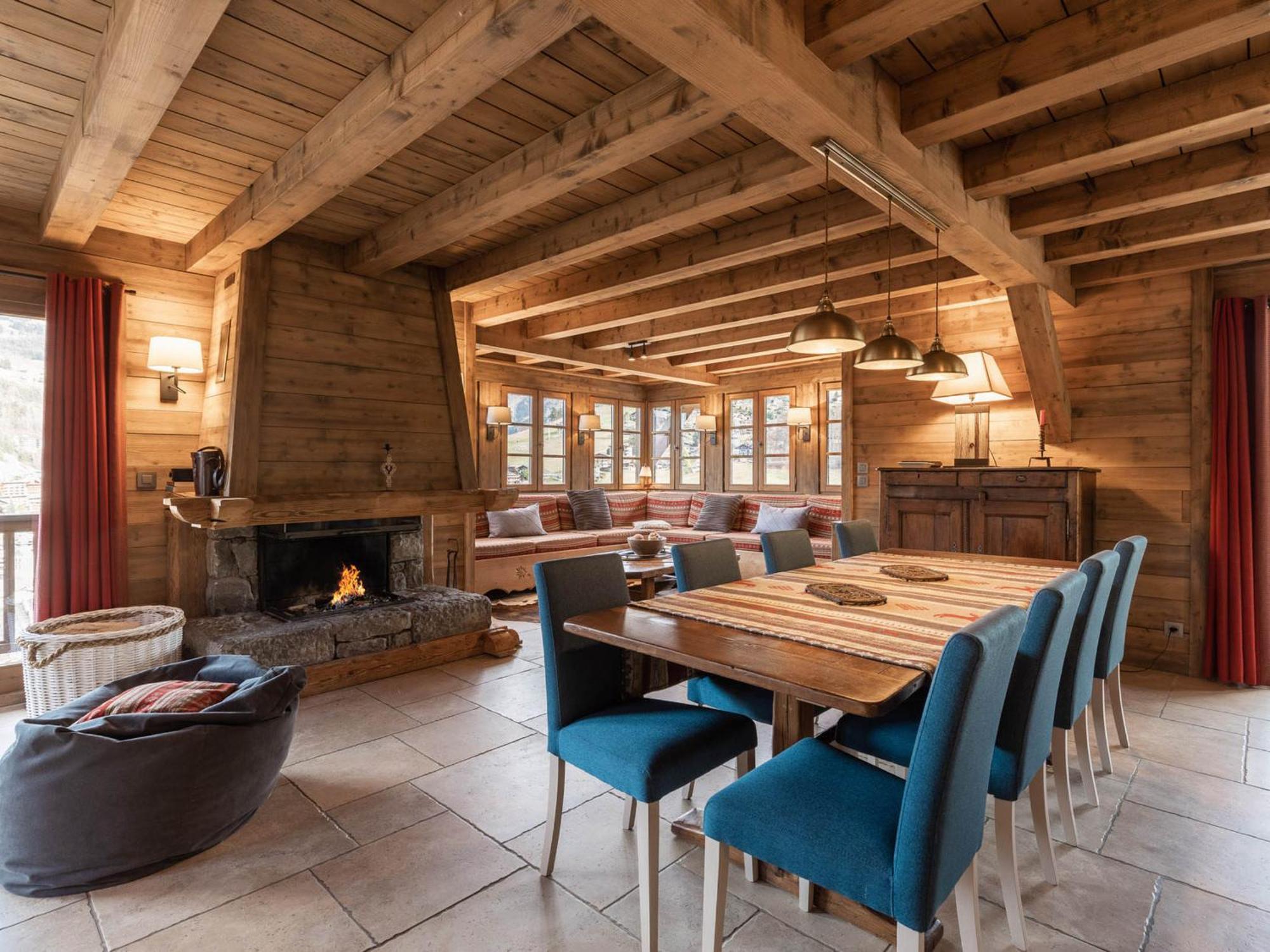 Chalet Pour 8 Avec Cheminee, Proche Des Pistes, Wifi, Garage, Non Fumeur - Fr-1-304-110 La Clusaz Ngoại thất bức ảnh